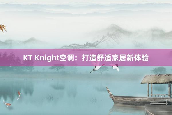 KT Knight空调：打造舒适家居新体验